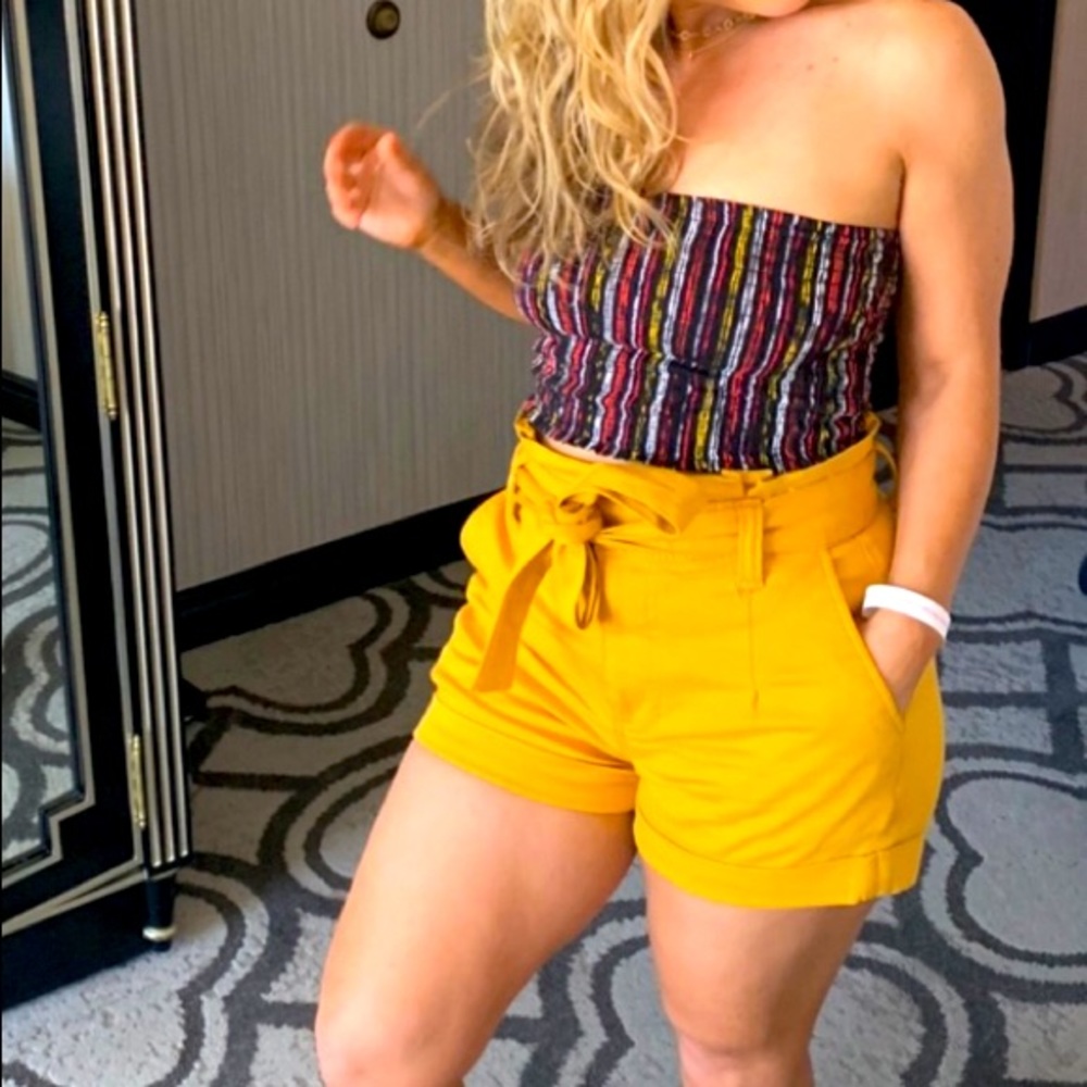 Express Shortie Extreme High Rise Shorts